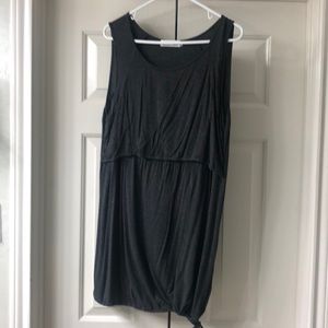 Nursing tunic tank top
